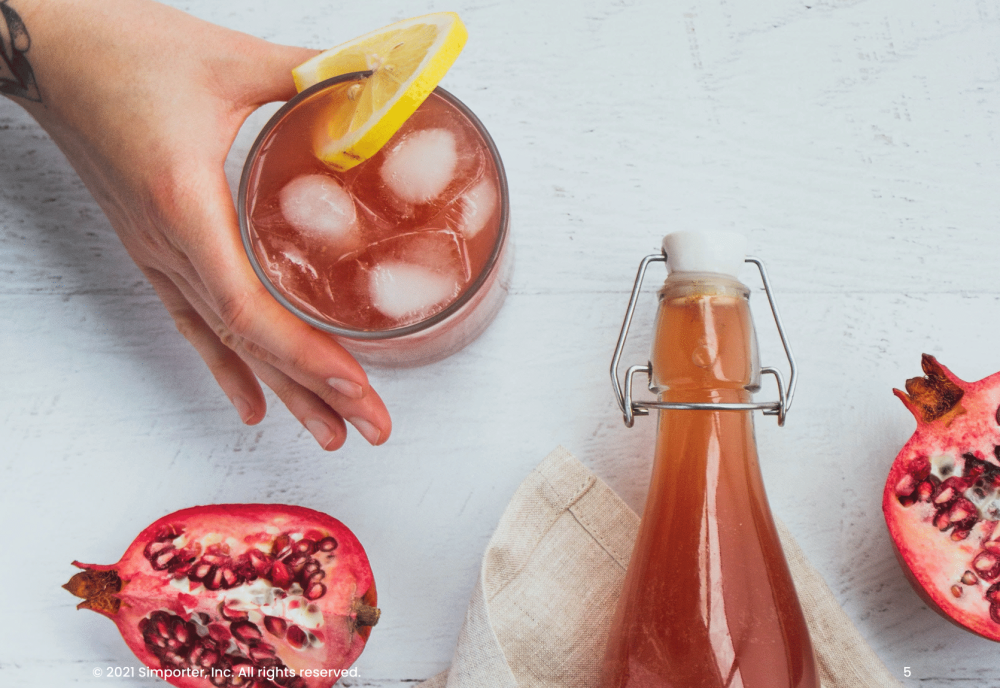 fermented beverages - red healthy drink